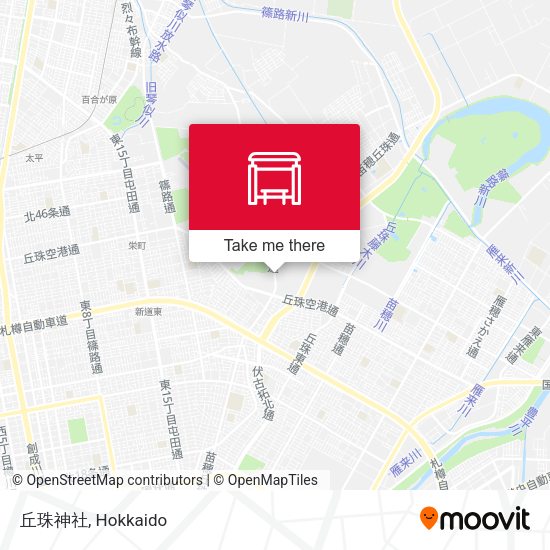 丘珠神社 map