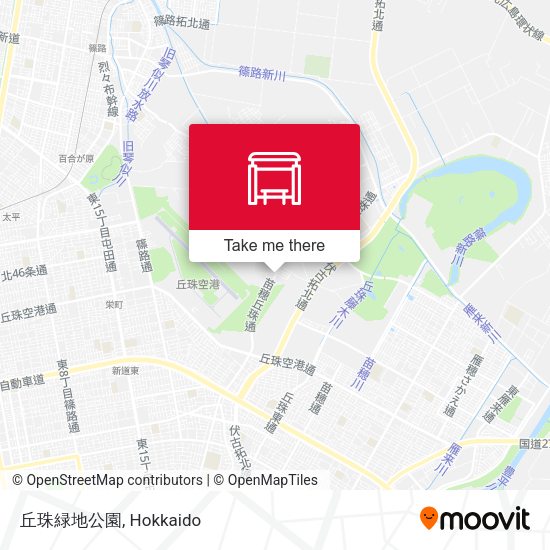 丘珠緑地公園 map