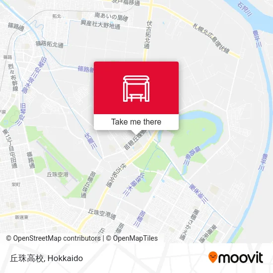 丘珠高校 map