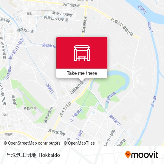 丘珠鉄工団地 map
