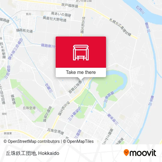 丘珠鉄工団地 map