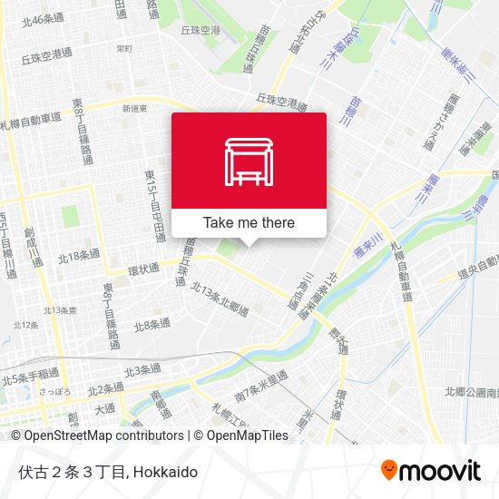伏古２条３丁目 map