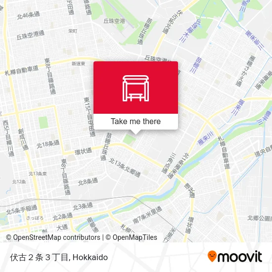 伏古２条３丁目 map