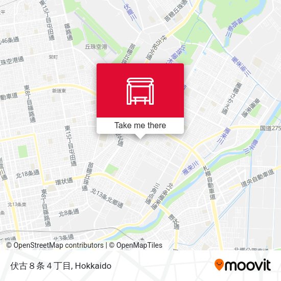 伏古８条４丁目 map
