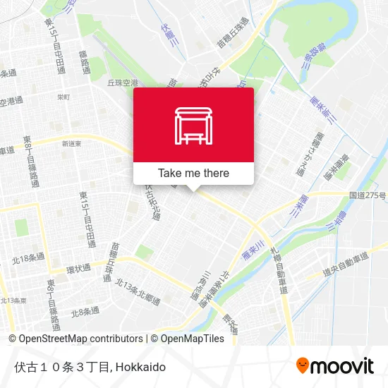 伏古１０条３丁目 map