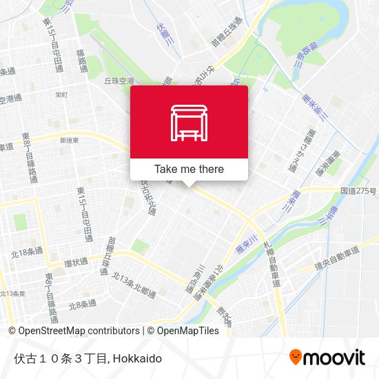 伏古１０条３丁目 map