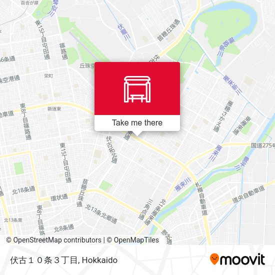 伏古１０条３丁目 map
