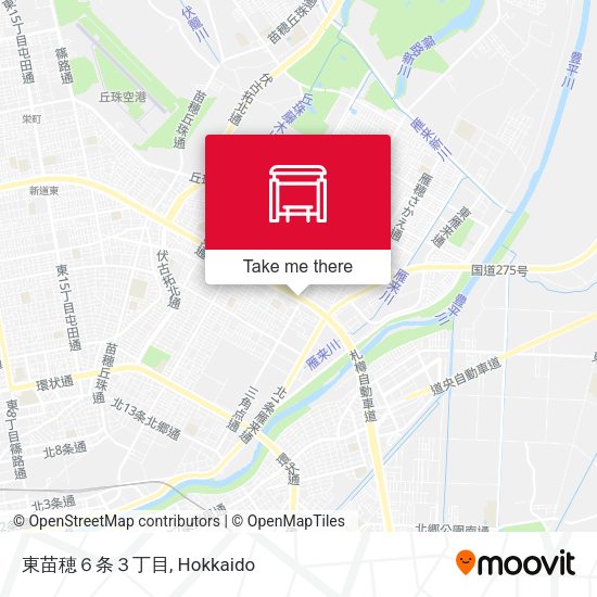 東苗穂６条３丁目 map