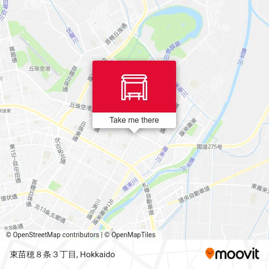 東苗穂８条３丁目 map