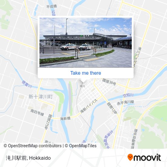 滝川駅前 map