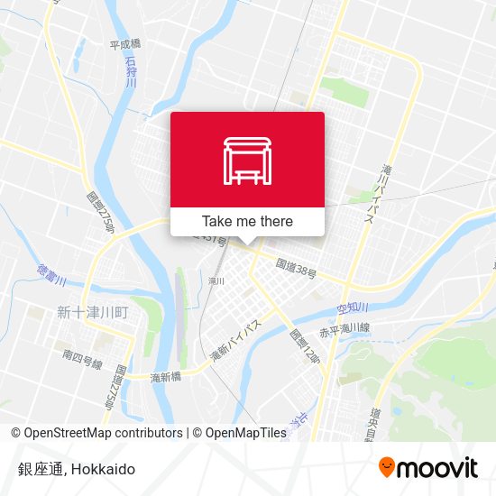 銀座通 map