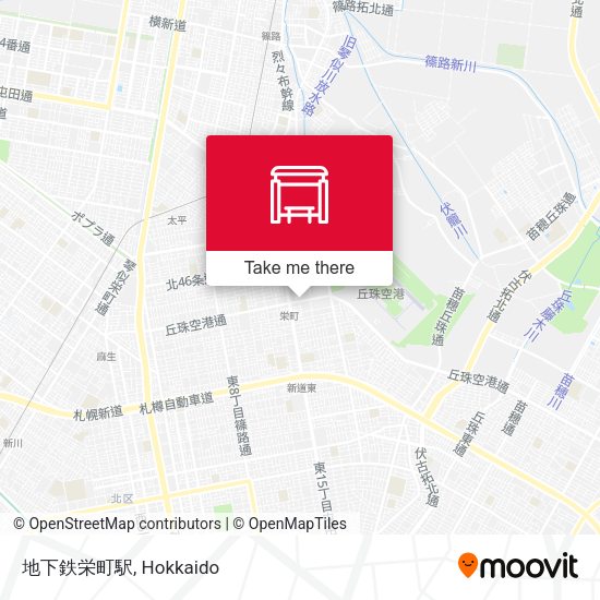 地下鉄栄町駅 map