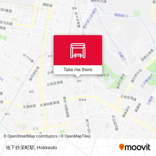 地下鉄栄町駅 map