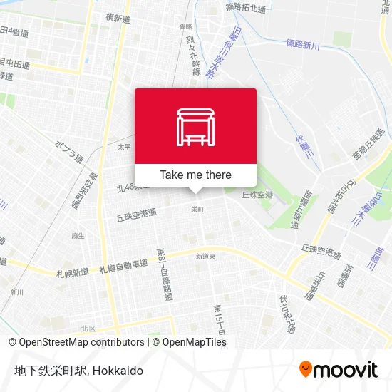 地下鉄栄町駅 map