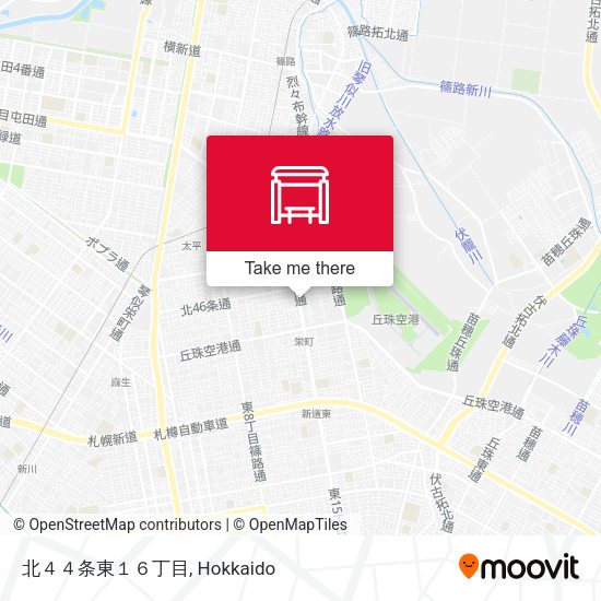 北４４条東１６丁目 map