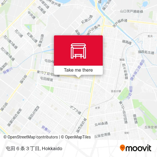 屯田６条３丁目 map