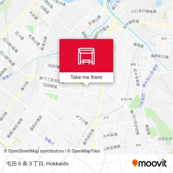 屯田６条３丁目 map
