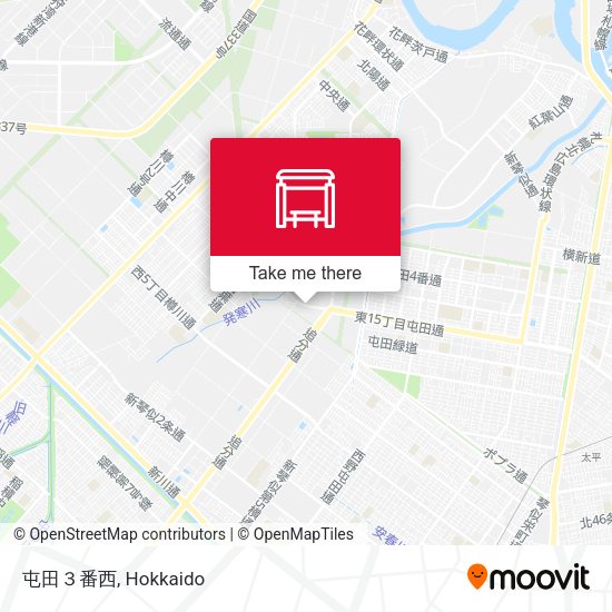屯田３番西 map