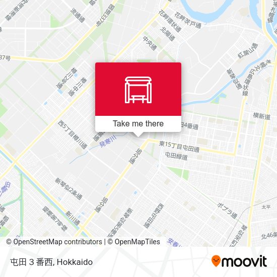 屯田３番西 map