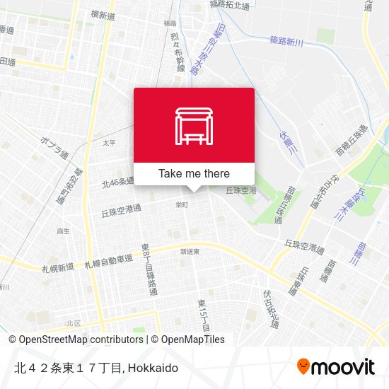 北４２条東１７丁目 map