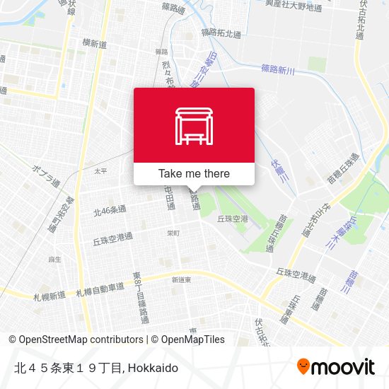 北４５条東１９丁目 map