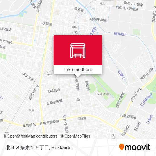 北４８条東１６丁目 map