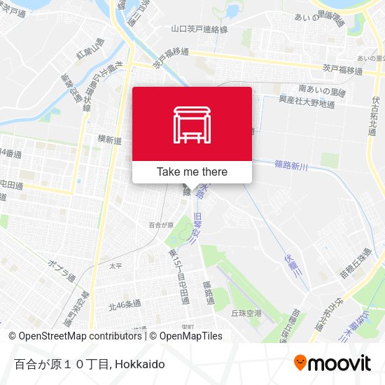 百合が原１０丁目 map