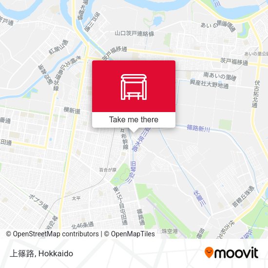 上篠路 map