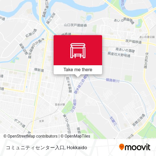 コミュニティセンター入口 map