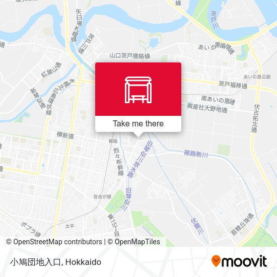 小鳩団地入口 map