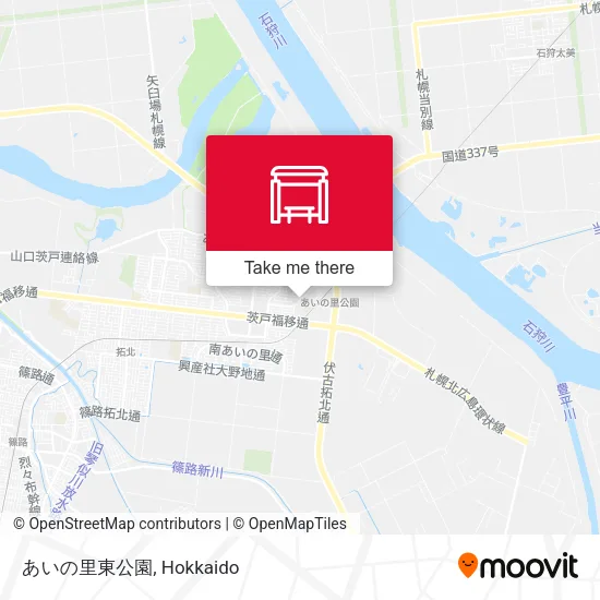 あいの里東公園 map