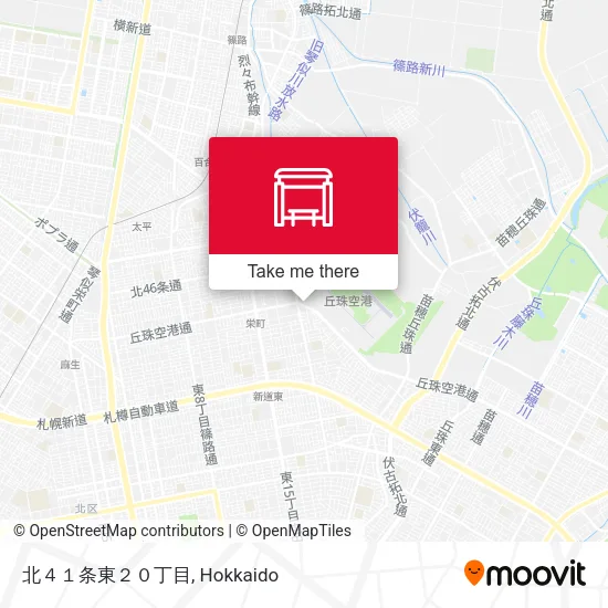 北４１条東２０丁目 map
