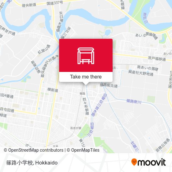 篠路小学校 map