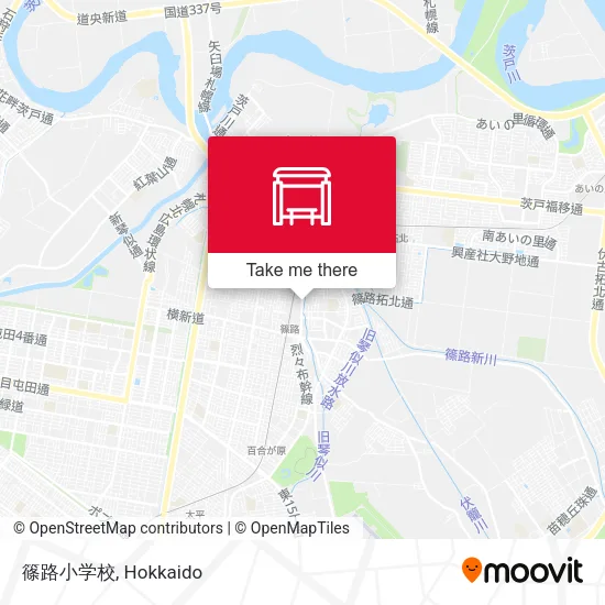 篠路小学校 map