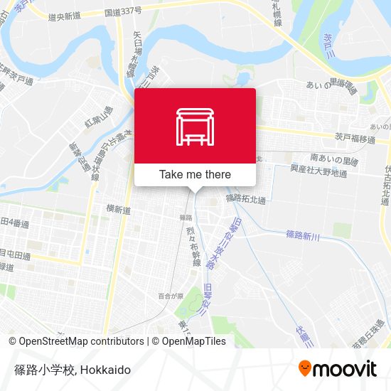 篠路小学校 map