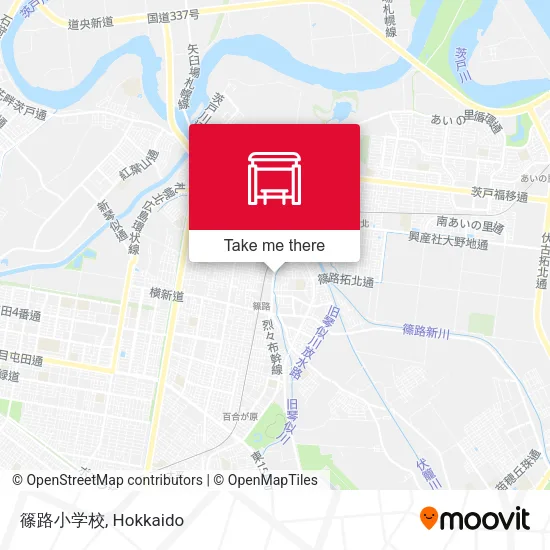 篠路小学校 map