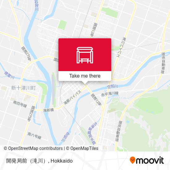 開発局前（滝川） map