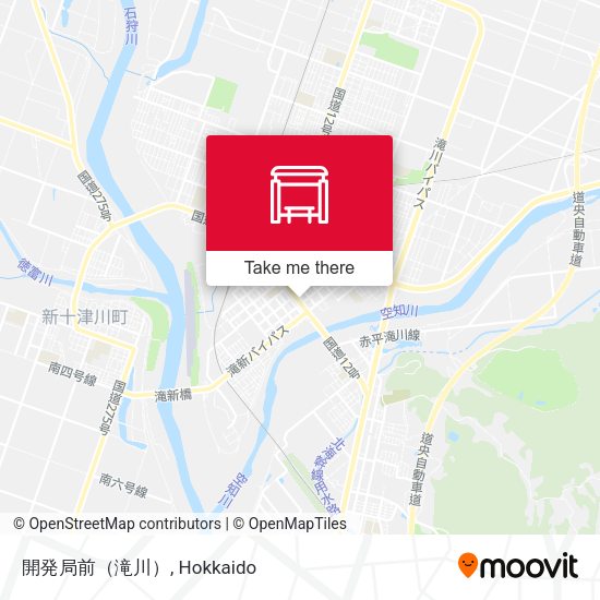 開発局前（滝川） map