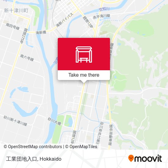 工業団地入口 map