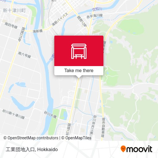 工業団地入口 map