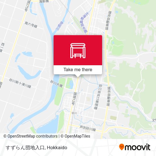 すずらん団地入口 map