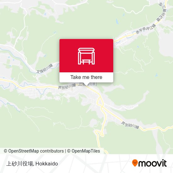 上砂川役場 map