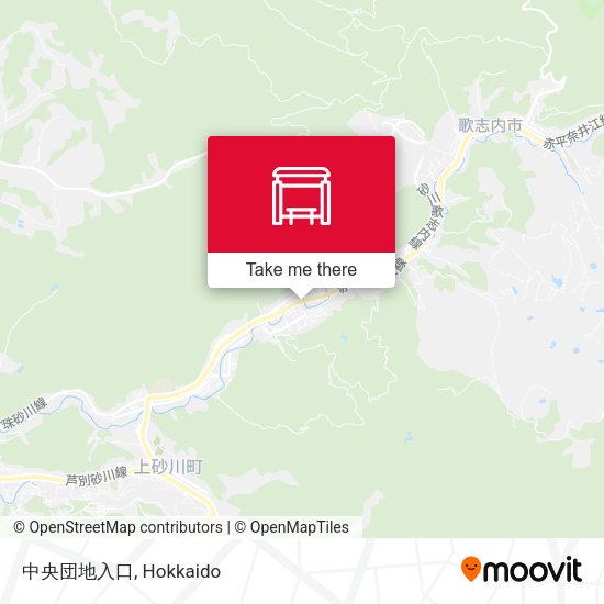 中央団地入口 map