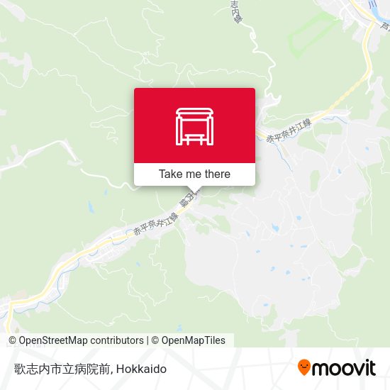 歌志内市立病院前 map
