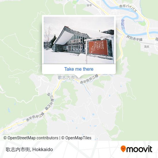 歌志内市街 map