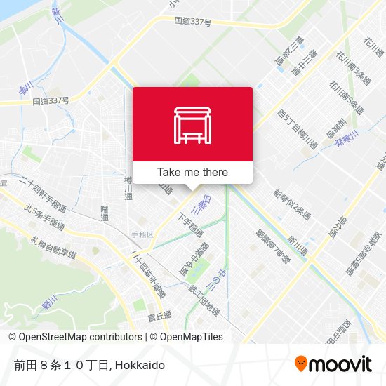 前田８条１０丁目 map