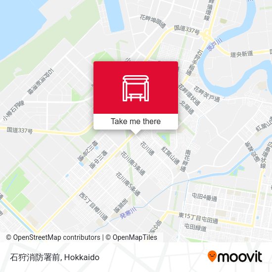 石狩消防署前 map