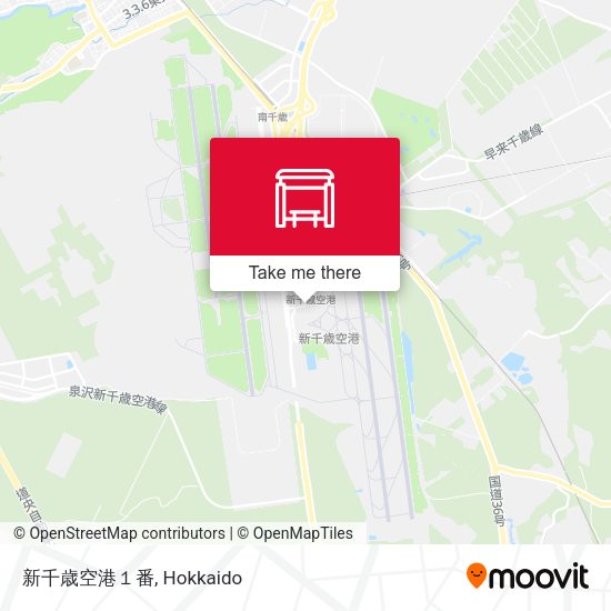 新千歳空港１番 map
