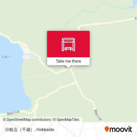 分岐点（千歳） map