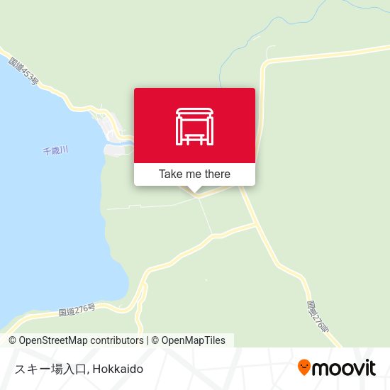 スキー場入口 map